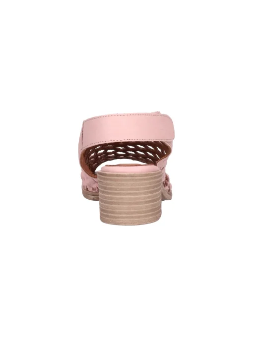 Sandalo tacco basso Bueno da donna rosa