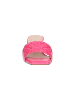 Sandalo tacco basso Capelli Rossi da donna fucsia
