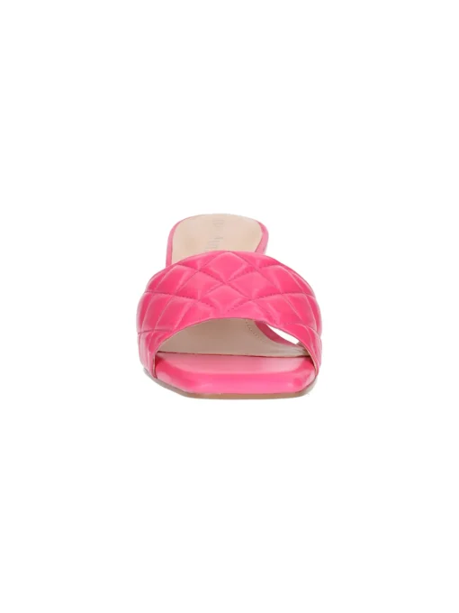 Sandalo tacco basso Capelli Rossi da donna fucsia