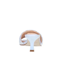 Sandalo tacco basso Capelli Rossi da donna celeste