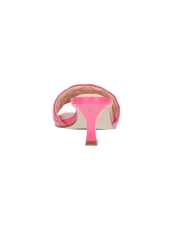 Sandalo tacco basso Capelli Rossi da donna fucsia