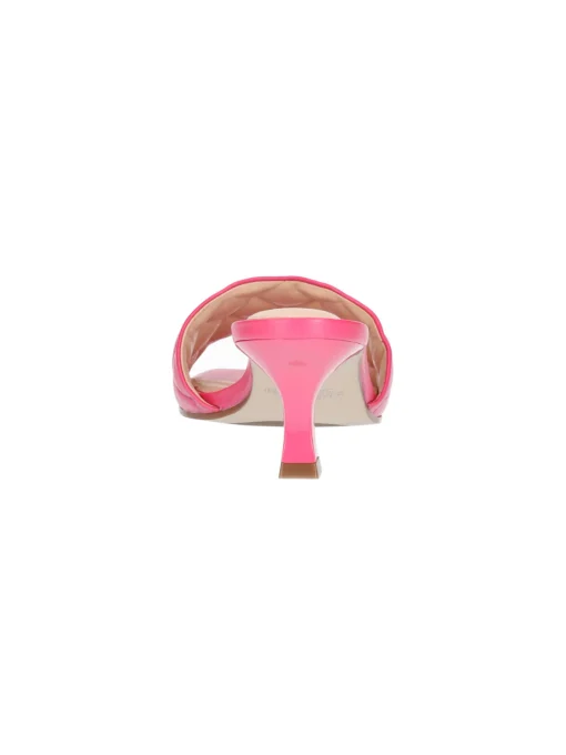 Sandalo tacco basso Capelli Rossi da donna fucsia