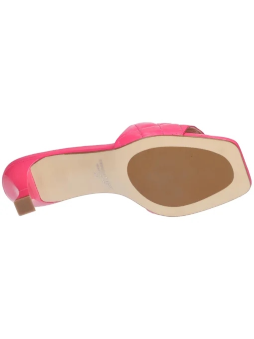 Sandalo tacco basso Capelli Rossi da donna fucsia
