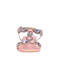 Sandalo tacco basso Melluso Walk da donna rosa
