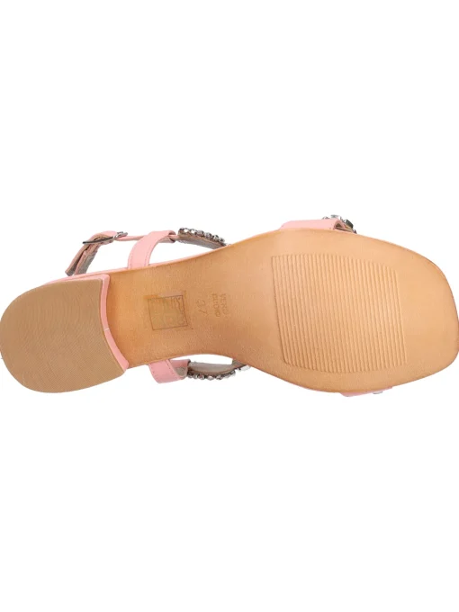 Sandalo tacco basso Melluso Walk da donna rosa
