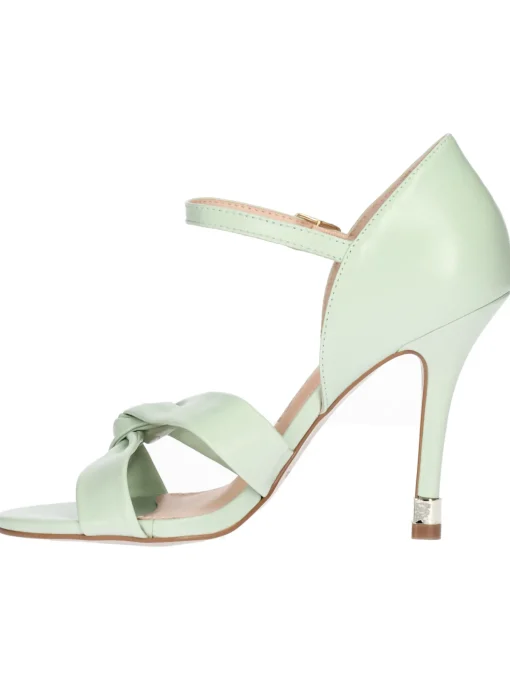 Sandalo tacco fino Capelli Rossi da donna verde