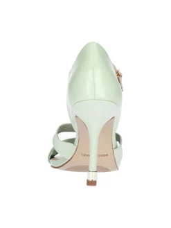 Sandalo tacco fino Capelli Rossi da donna verde