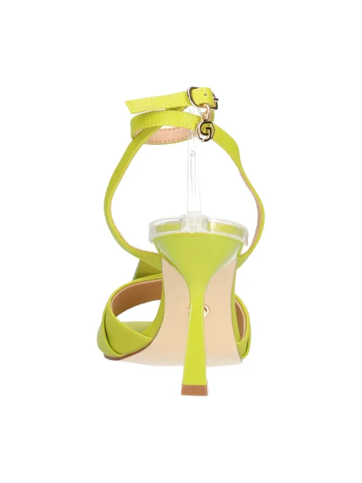 Sandalo tacco fino Goldu0026amp;Gold da donna verde