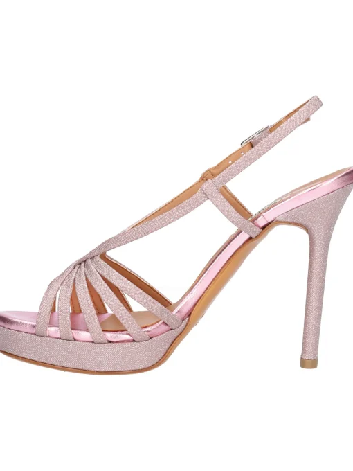 Sandalo tacco fino L'Amour da donna rosa glitter