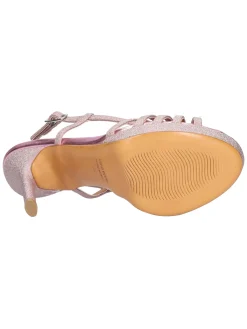 Sandalo tacco fino L'Amour da donna rosa glitter