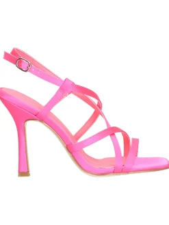 Sandalo tacco fino Menbur da donna fucsia