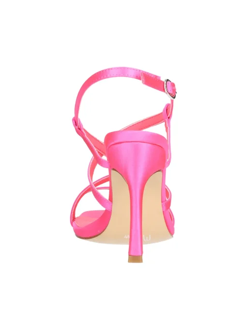 Sandalo tacco fino Menbur da donna fucsia
