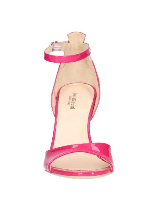 Sandalo tacco fino Nero Giardini da donna fucsia
