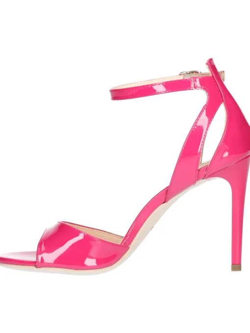 Sandalo tacco fino Nero Giardini da donna fucsia