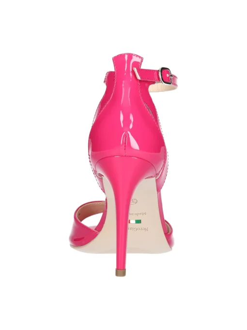 Sandalo tacco fino Nero Giardini da donna fucsia