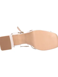 Sandalo tacco largo Albachiara da donna bianco
