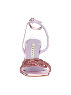 Sandalo tacco largo Albano da donna rosa