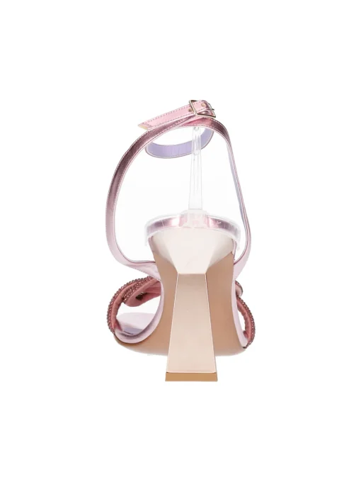 Sandalo tacco largo Albano da donna rosa
