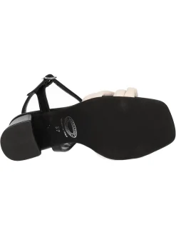 Sandalo tacco largo Comart da donna nero