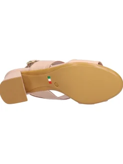 Sandalo tacco largo Confort da donna nude