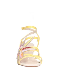 Sandalo tacco largo Exè da donna multicolor