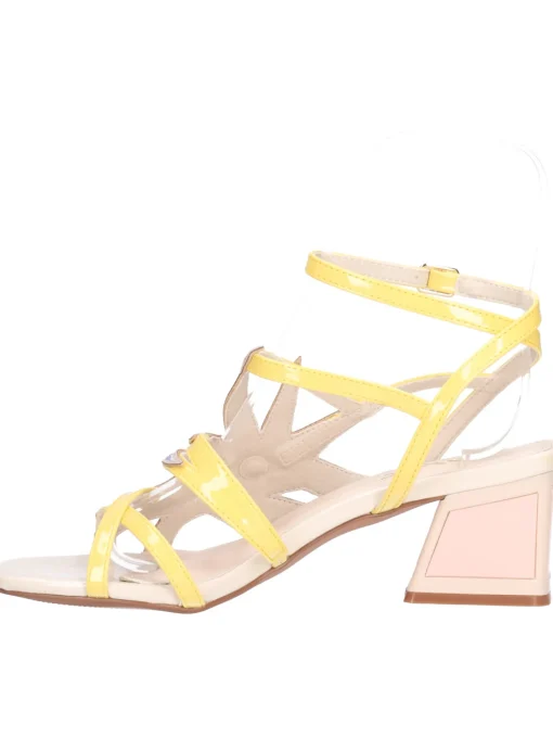 Sandalo tacco largo Exè da donna multicolor