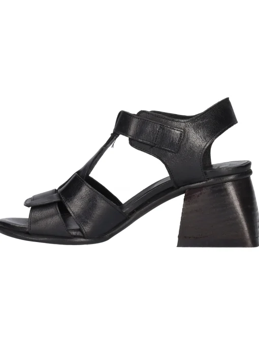 Sandalo tacco largo Liviana da donna nero