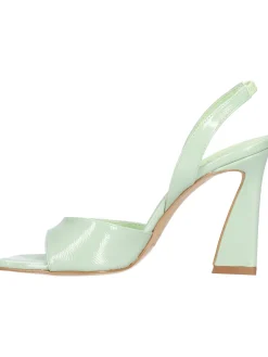 Sandalo tacco largo Liviana da donna verde
