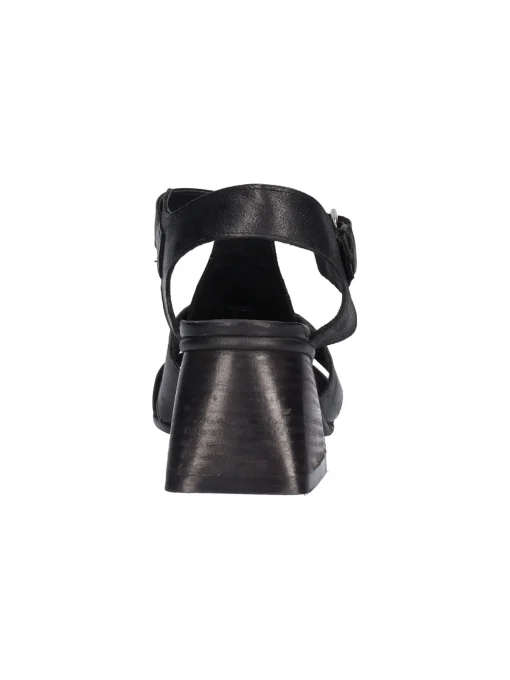 Sandalo tacco largo Liviana da donna nero