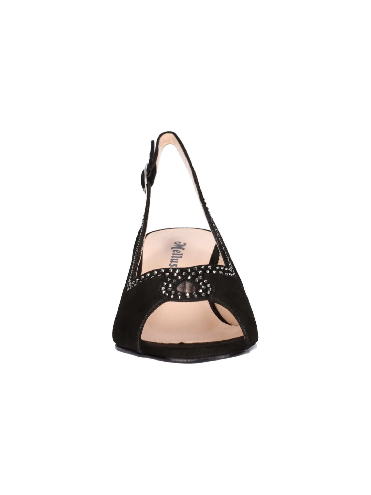 Sandalo tacco largo Melluso da donna nero