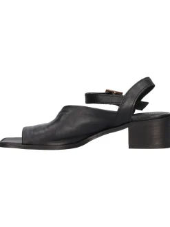 Sandalo tacco largo Soldec da donna nero