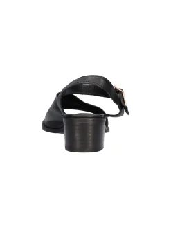 Sandalo tacco largo Soldec da donna nero