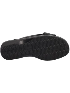 Sandalo zeppa bassa Susimoda da donna nero