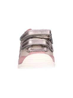 Scarpa Biomecanics primi passi bambina rosa e grigia