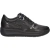 Scarpa casual con zeppa bassa Stonefly Rock 27 da donna nera
