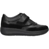 Scarpa casual con zeppa bassa Stonefly Rock 31 da donna nera
