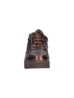 Scarpa casual con zeppa bassa Stonefly da donna marrone metal