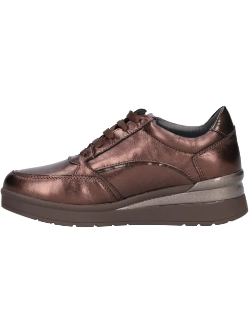 Scarpa casual con zeppa bassa Stonefly da donna marrone metal