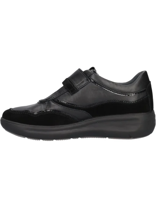 Scarpa casual con zeppa bassa Stonefly Rock 31 da donna nera