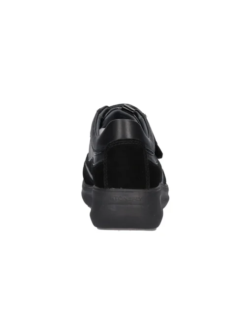 Scarpa casual con zeppa bassa Stonefly Rock 31 da donna nera