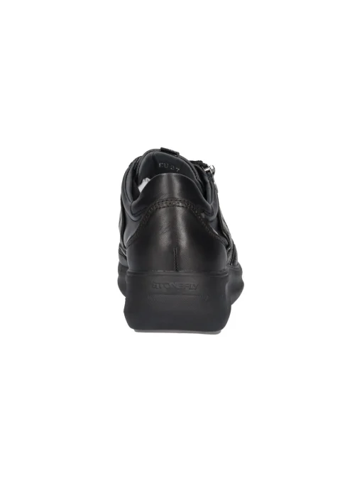 Scarpa casual con zeppa bassa Stonefly Rock 27 da donna nera