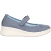 Scarpa casual con zeppa Enval Soft da donna azzurra