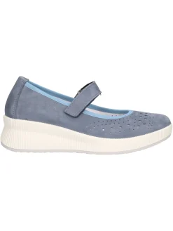 Scarpa casual con zeppa Enval Soft da donna azzurra