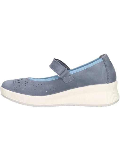 Scarpa casual con zeppa Enval Soft da donna azzurra
