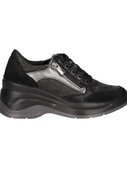 Scarpa casual con zeppa Igiu0026amp;Co da donna nera