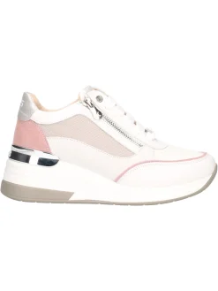 Scarpa casual con zeppa Keys da donna bianca