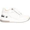 Scarpa casual con zeppa Keys da donna bianca