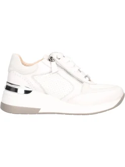 Scarpa casual con zeppa Keys da donna bianca