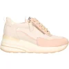 Scarpa casual con zeppa Keys da donna beige