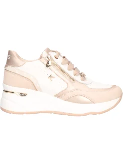 Scarpa casual con zeppa Keys da donna beige